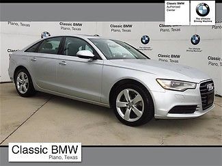 12 audi a6-navi/prem plus/cameras and more - silver/black