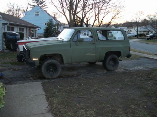 1986 chevrolet k5 blazer custom sport utility 2-door 6.2l