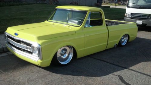 1970 chevy c10 short bed fleatside full air ride bagged shaved custom