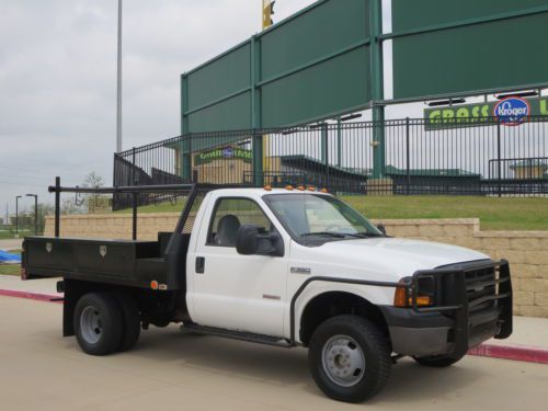 2006 f-350 flat bed 4x4 utility truck carfax certified  103k  free shipping