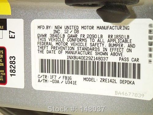 2009 TOYOTA COROLLA LE AUTO CD PLAYER CRUISE CTL 35K MI TEXAS DIRECT AUTO, US $13,980.00, image 11