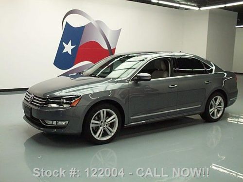 2013 volkswagen passat sel premium tdi diesel nav 15k texas direct auto