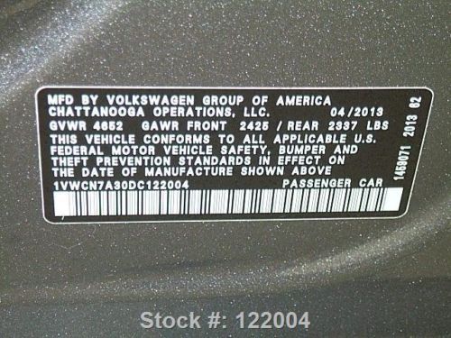 2013 VOLKSWAGEN PASSAT SEL PREMIUM TDI DIESEL NAV 15K TEXAS DIRECT AUTO, US $29,980.00, image 11