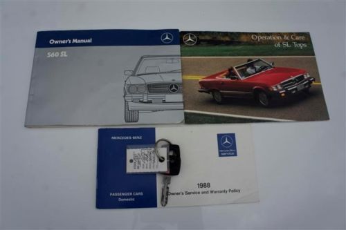 1988 MERCEDES-BENZ 560 SL ONLY 63K MILES SOFT/HARD TOPS CONVERTIBLE GARAGE KEPT!, US $12,995.00, image 48