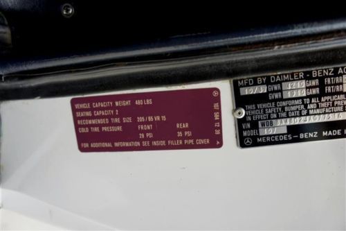 1988 MERCEDES-BENZ 560 SL ONLY 63K MILES SOFT/HARD TOPS CONVERTIBLE GARAGE KEPT!, US $12,995.00, image 55