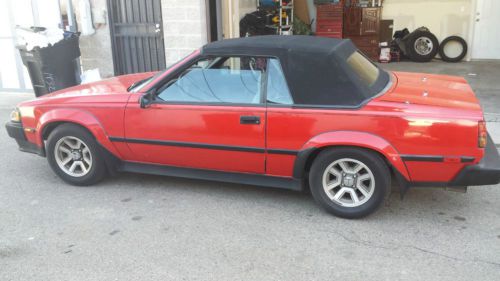 1985 toyota celica gts convertible 2-door 2.4l