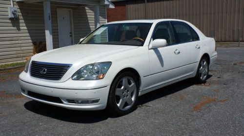 2006 lexus ls430 base sedan 4-door 4.3 l    white  with cold weather package