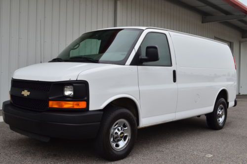 2008 chevrolet express 3500 cargo van work van box van commercial low reserve no