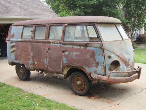 1960 vw volkswagen split bus kombi project