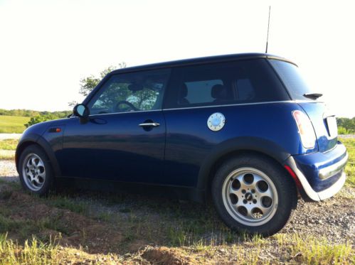 Blue, manual, leather interior