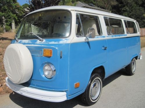 1973 vw transporter- original paint- awesome patina!