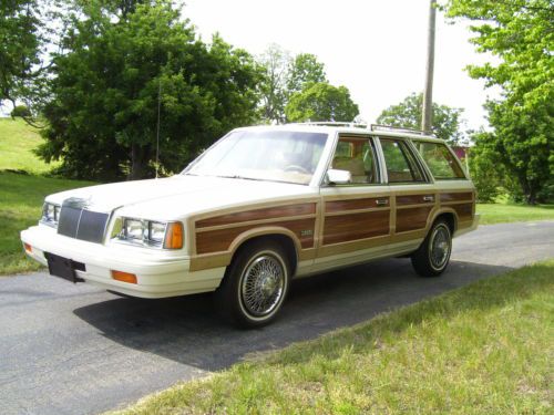 Low miles survivor chrysler lebaron mark cross town&amp;country turbo station wagon