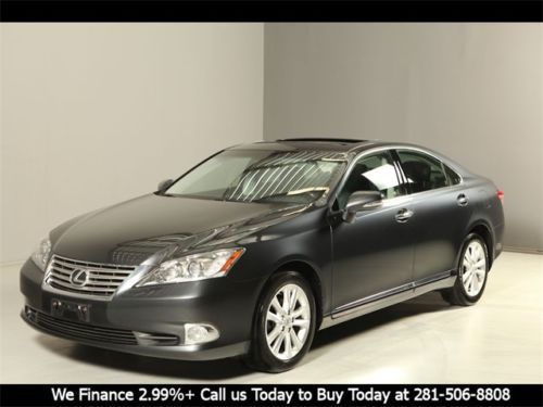2010 lexus es350 sunroof leather xenons wood keylessgo heat/cool seats premsound