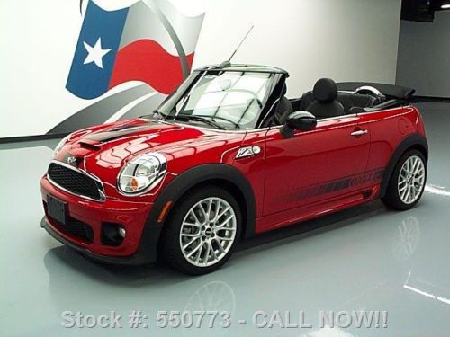 2013 mini cooper s convertible turbo 6-spd htd seats 8k texas direct auto