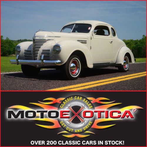 1939 plymouth 5 window coupe- beautiful restoration - new paint - new interior !