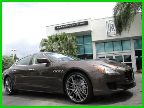 14 bronzo siena turbo 3.8l v8 quattroporte *21 inch wheels *navigation *low mi