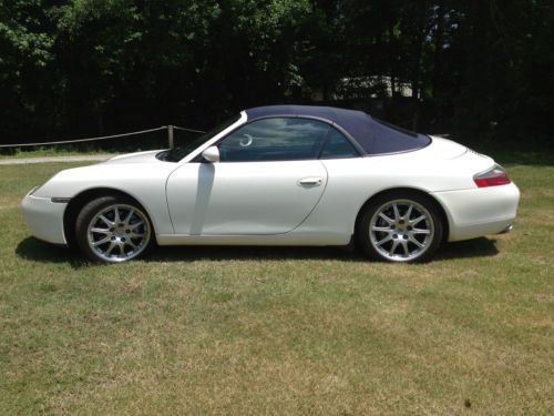 2000 porsche 911 carrera 4 cabriolet 6-speed manual awd h-top 3.4l 6-cyl 53,000