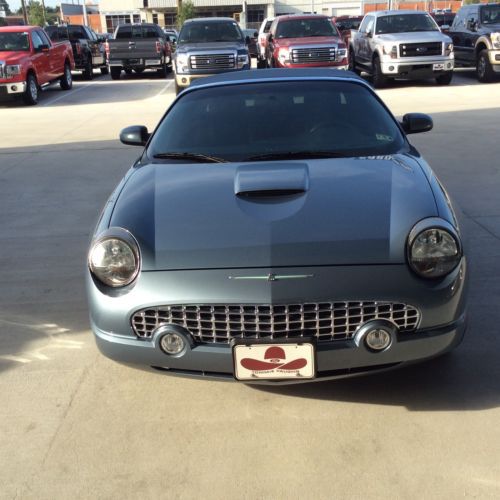 50th anniversary blue ford thunderbird