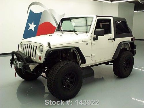 2007 jeep wrangler x 4x4 auto soft top xrc winch 66k mi texas direct auto