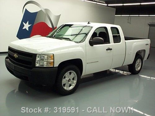 2008 chevy silverado work truck ext cab 4x4 5.3 tow 64k texas direct auto