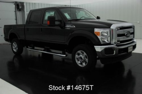 14 f-250 xlt new 6.2 v8 4x4 crew cab 20in wheels rear camera spay in liner