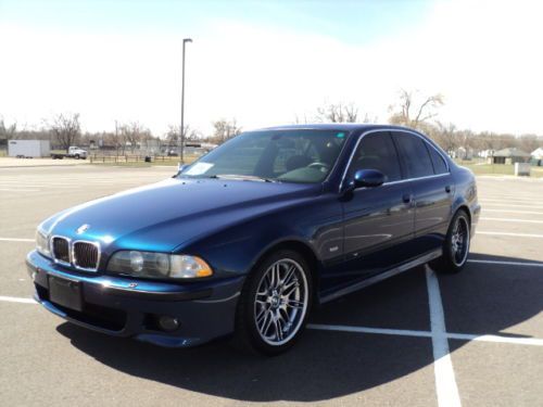 2000 bmw m5 e39 m5 6 speed manual le mans blue majors services complete