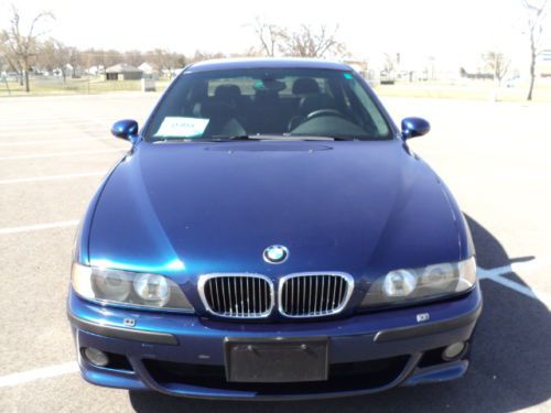 2000 BMW M5 E39 M5 6 Speed Manual Le Mans Blue Majors Services Complete, image 2