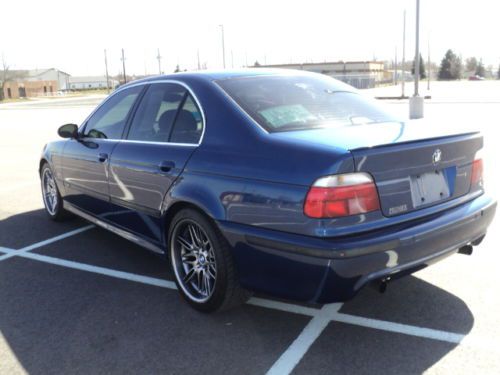 2000 BMW M5 E39 M5 6 Speed Manual Le Mans Blue Majors Services Complete, image 5