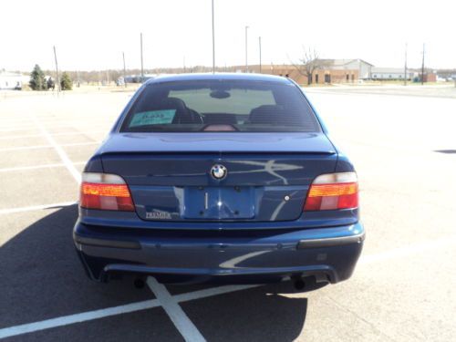 2000 BMW M5 E39 M5 6 Speed Manual Le Mans Blue Majors Services Complete, image 6