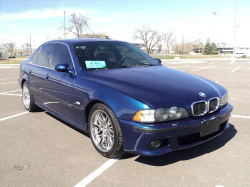 2000 BMW M5 E39 M5 6 Speed Manual Le Mans Blue Majors Services Complete, image 9