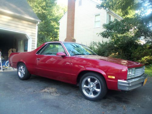 1987 chevy el camino restored