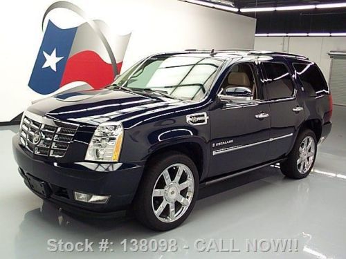 2009 cadillac escalade hybrid awd sunroof nav dvd 22&#039;s! texas direct auto