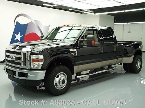 2009 ford f350 lariat diesel drw crew 4x4  rear cam 65k texas direct auto