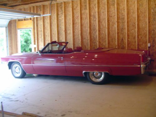 1969 cadillac deville base convertible 2-door 7.7l