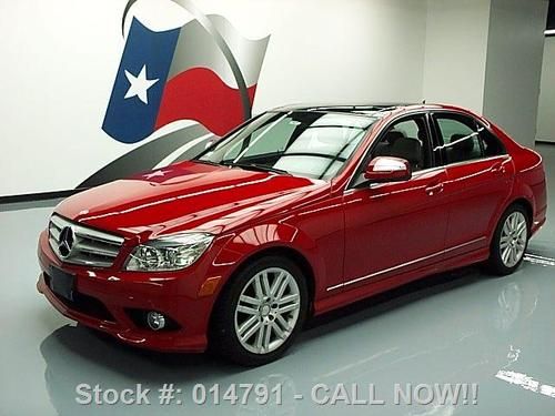 2008 mercedes-benz c300 sport auto pano sunroof 56k mi texas direct auto