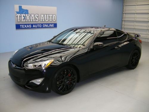 We finance!! 2013 hyundai genesis coupe 3.8 track roof nav 6 speed 8k texas auto