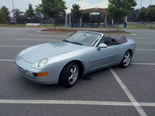 1994 porsche 968 cabrio convertible 6-speed manual, cold ac, drive it home!