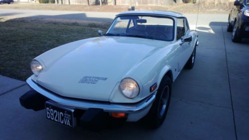 1977 triumph spitfire base convertible 2-door 1.5l