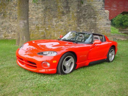 1993 dodge viper rt/10 red in excellent condition