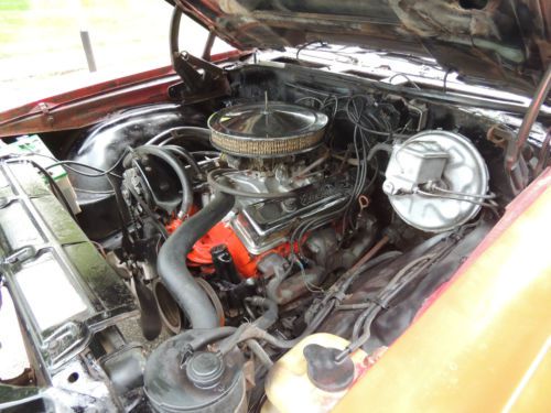 1971 Chevrolet El Camino Super Sport #Matching !!!FACTORY CRANBERRY RED CODE 75L, image 10