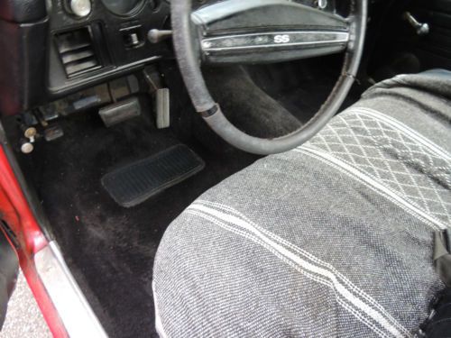 1971 Chevrolet El Camino Super Sport #Matching !!!FACTORY CRANBERRY RED CODE 75L, image 18