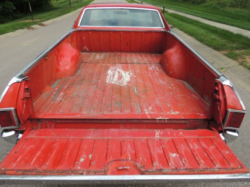 1971 Chevrolet El Camino Super Sport #Matching !!!FACTORY CRANBERRY RED CODE 75L, image 21