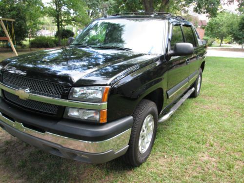 2004 chevrolet avalanche 4x4 z71 black, leather seats very clean