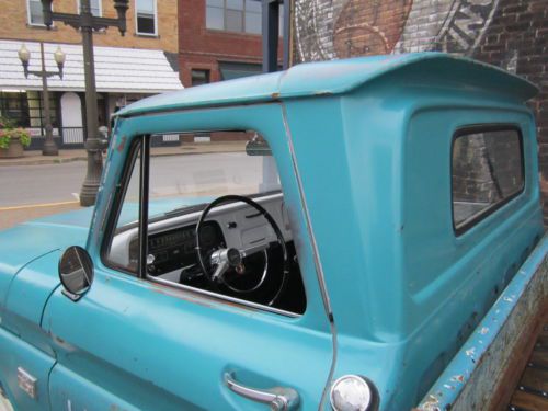 1966 Chevrolet C10 Short Bed Fleetside Air Bagged Patina Shop Truck No Rat, image 11