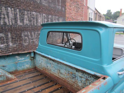 1966 Chevrolet C10 Short Bed Fleetside Air Bagged Patina Shop Truck No Rat, image 12