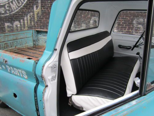 1966 Chevrolet C10 Short Bed Fleetside Air Bagged Patina Shop Truck No Rat, image 18