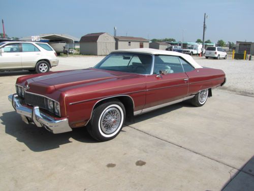 1973 caprice classic convertible. all original