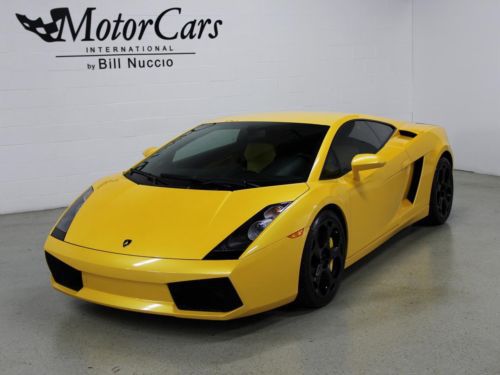 2004 lamborghini gallardo - yellow/yllw/blk - 21k miles! trans bonnet! e-gear!