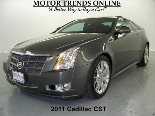 Performance navigation roof 3.6 htd mem seats bose 2011 cadillac cts coupe 21k