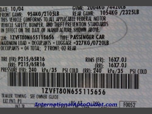 2005 Ford Mustang V6 Deluxe, US $9,995.00, image 17